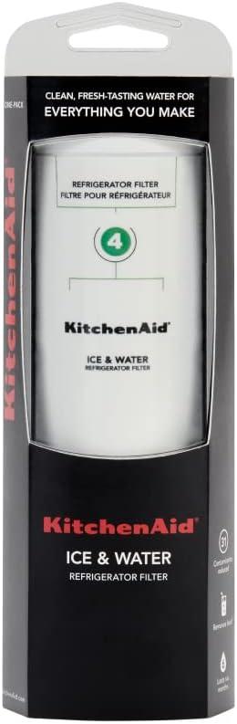 KitchenAid Refrigerator Ice and Water Filter 4 - KAD4RXD1, Single-Pack, Green (Small)