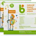 Babyganics DEET Free Travel Size Insect Repellant Wipes | 30 Wipes (2 Packs of 15)