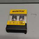 AUXITO 2025 Upgraded 1156 LED Bulbs Turn Signal Light with Fan, 4000LM 600 Super Bright Amber Yellow, BA15S 1141 7506 1003 P21W 1156A Canbus Error Free LED Replacement Bulbs, Pack of 2