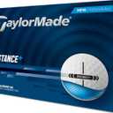 Taylormade 2025 Golf Distance+ Golf Balls (White)