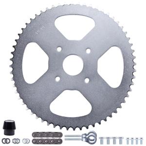 60tooth Sprocket 40 41 420 Mini Bike Rear Drive Sprocket 40mm Bore for CT200U BT200X CT200U-EX Coleman Baja Warrior Heat Massimo MB165 MB200 196cc 200cc 6.5hp Powersports Mini Bike Parts