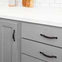 HESTIA HARDWARE 10 Pack | 3 inch Kitchen Cabinet Handles Oil Rubbed Bronze | Vintage Bronze Cabinet Pulls and Handle for Drawer Dresser | Farmhouse Oil Rubbed Bronze Cabinet Pulls(Z10.10.O)