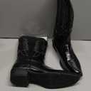 IUV Cowboy Boots For Women Pointy Toe Women's Western Boots Cowgirl Boots Mid Calf Boots, Size 10