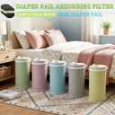 15 Pack Activated Carbon Filters for Ubbi Diaper Pail,Filter Odor Eliminator,Odor Absorber Carbon Filter Compatible with Ubbi Diaper Pail,Keep Air Clean And Fresh
