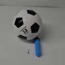 Soccer Ball Size 2,3,4,5 with Pump Needle Classic White Black Thicker PU Tight Weaved Suitable for Youth Boy League Game Trainning Practice or Gift