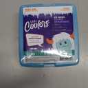 Cool Coolers by Fit + Fresh, 4 Pack Slim Ice Packs, Space Saving Reusable Ice Packs for Lunch Boxes or Coolers, Blue, Single Pack