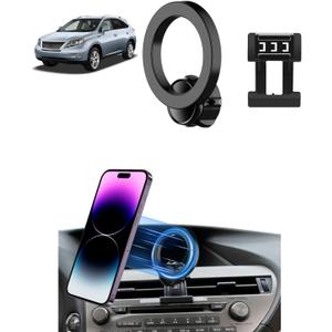 PZK Car Phone Mount for L-EXUS RX 350/ RX 450h 2010 2011 2012 2013 2014 2015 Accessories Custom Air Vent Compatible with Magsafe Car Phone Holder 360 Rotation Cell Phone Automobile Cradles