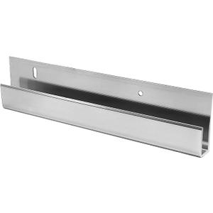 60 inch Chrome 1/4" Deep Nose Aluminum J-Channel by Fab Glass and Mirror