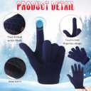 Liitrsh 24/48 Pcs Toddle Hat Scarf Glove Earmuffs for 2-8 Years Boy Girl, Winter Beanie Caps Gloves Mittens Earflaps (Multicolor)