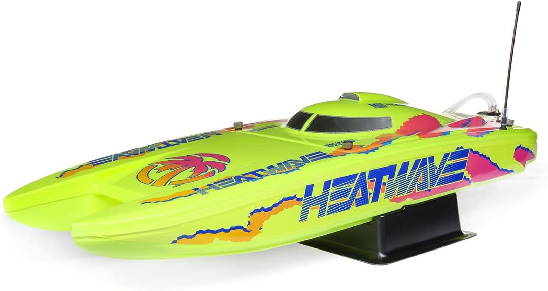 Pro Boat Blackjack 24" V2 Catamaran Brushless Heat Wave Visual RTR PRB08049T1 (Yellow)