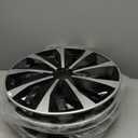 Hubcap Wheel Cover Replacement R17 Hub Caps Universal-Fit Steel Wheel Rim Cover ABS Material Exterior Accessories for Car Truck SUV -Set of 417-inchSilver-Black