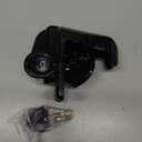 HZEL Trailer Hitch Lock with Two Keys, Heavy Duty Adjustable Trailer Coupler Lock Fits 1-7/ 8", 2", and 2-5/ 16", Anti-Theft Tongue Hitches, Universal for RVs Sedans Campers (Black)