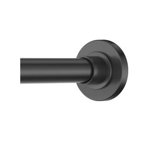 Black Shower Curtain Rod Tension 30 to 80 Inch,1 Inch Diameter Adjustable Tension Curtain Rod No Drilling,Shower Rods for Bathroom,No Rust