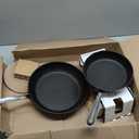 All-Clad HA1 Hard Anodized Non Stick Fry Pan Set 2 Piece, 8, 10 Inch, Induction, Oven Broiler Safe 500F, Pots and Pans Set, Kitchen Frying Pans, Skillets, Premium Cookware, Home, Dishwasher Safe Black