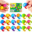 Fidget Toys Sensory Rings for Kids: 18 Pack Textured Spinner Rings - Fidget Sensory Toys for Autism ADHD Special Needs Classroom - Fidgets for Easter Basket Fillers Egg Stuffers