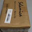 Selamica Rectangular Salad Plates, 7.1 Inch Dessert Plates Ceramic, Small Plates for Appetizer, Snack, Sushi, Fruit, Set of 6, Vintage Blue