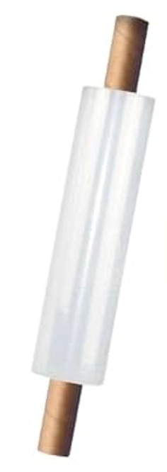 The Boxery 20" x 1000' -Cast Stretch Wrap with Handles – 80 Gauge Clear Film – Extended Core Hand Wrap for Smooth, Quiet, Heavy-Duty Wrapping