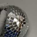 NuLink 8inch Disco Ball Decor Mirror Balls Hanging Disco for Party Decorations Wedding Home (Silver)