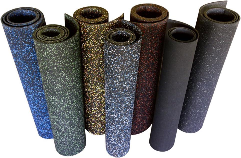 Rubber Cal Elephant Bark Floor Mat (3/16-Inch x 4 x 13-Feet, Black)