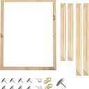 DIY Wood Canvas Frame Kit 16 x20 Inch for Oil Painting & Wall Art - Customized Wooden Art Frames for Paintings & Canvases - Easy to Build Canvas Stretching System - 40X50cm