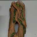 JIHAQUA Aquarium Resin Bark Terrarium Decor, Lizard, Snake or Reptile Hide,Lizard, Spider and Aquarium Fish Hide Cave (Large Bark B)