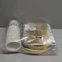 Sage Green Party Decoration, 126PCS Sage-Green Plates and Napkins Party Supplies, Spring Greenery Eucalyptus Leaves Disposable Dinnerware Decor for Wedding, Birthday