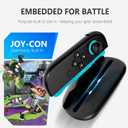 2 Pack Ergonomic FPS Mouse Grip for Nitendo Switch 2 Joy-Con  Precision Aim & Stable Control for Shooter Games  Left & Right Hand Grip Set for Enhanced Targeting, Black