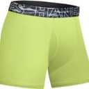 Hanes boys Performance Tween Boxer Briefs Underwear, Assorted Prints & Solids, 6-pack (Black) XL
