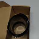 2.5"Inlet 3.5"Outlet Exhaust Tips Carbon Fiber Tailpipe Exhaust Pipe Tail Throat Tail Pipe Modification Parts GlossyBlack Need Height>4 Inch Widht>4 Inch