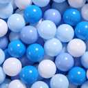 GOGOSO Ball Pit Balls for Toddlers Dogs Baby Boys Girls 2.2Inch Plasticball Toys for Kid Play Tent Birthday Slides Party Decor 50 100 170 200 500 1000 (Blue), 170 balls