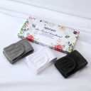 Denfany Spa Headband - Deluxe Face Wash Headband, Comfortable, Adjustable and Machine-Washable, Ideal for Showering, Makeup and Exercise (Black 3 Pack)