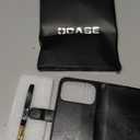 OCASE for iPhone 17 Pro Max Detachable Wallet Case with Card Holder, 2 in 1 PU Leather Flip Folio with RFID Blocking Stand Wrist Strap Shockproof Phone Cover 6.9 Inch 2025, Black