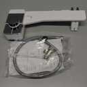 Upgrade Bidet Attachment for Toilet Seat, Adjustable Angle Dual Nozzle, Self-Cleaning, Non-Electric Bidet Attachment for Rear & Feminine Wash, Controllable Fresh Cold Water Pressure (Chrome)