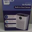 Air Purifiers for Home Large Room, Cover Up to 2400 Ft² with True HEPA Filter, Smart Mode, PM2.5 Air Quality Display, 22dB Sleep Mode, Aromatherapy with 2X-Purification & 360°Air Outlet, HAP603, White