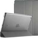 ProCase for iPad 9th/ 8th/ 7th Generation Case 10.2 Inch (2021/2020/2019 Release), 10.2 iPad Case 9th/ 8th/ 7th Gen Cover, Slim Smart Cover with Translucent Hard Shell Back -Metallic