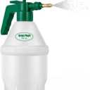 Garden Pump Sprayer, Handheld Bottle Mist Water Sprayer, Hand Pressure Home Cleaning Plant Lawn Sprayer w/Safety Valve & Adjustable Bronze Nozzle, 1.5 Liter/.4 Gallon/50Ounces by Rampro (50 oz)