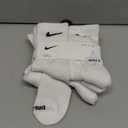 Nike Kids' 6-Pack Performance Socks (X-Small, White)