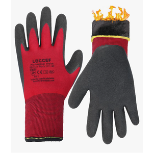 LOCCEF 2 Pairs Winter Work Gloves for Men and Women, Freezer Gloves for Work Below Zero, Thermal Insulated, Super Grip XL