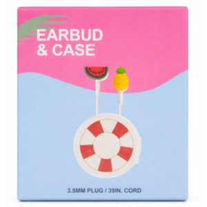 Orbit Wired Earbuds W/Case 5 Packs