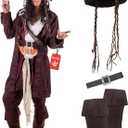 Fun Shack Pirate Costume Men, Mens Pirate Costume, Halloween Costumes for Men, Halloween Costumes Adult (X-Large)