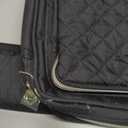 Teamoy Journal Supplies Storage Case, Journal Supplies Holder with Pen Slots, Travel Organizer Holder for B5 Notebooks, Planner, Pens, Journal Supplies and Accessories, Black Quilted