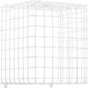 Blulu Steel Wire Damage Stopper 14.5 × 14 × 12 Inch Cube Cage Approx Wire Security Cage Steel Protective Coated Security Guard Equipment