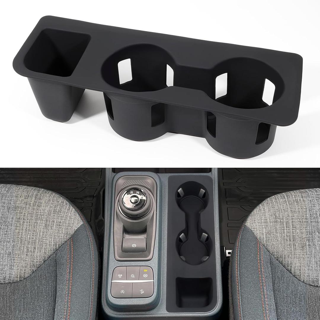 1797 Cup Holder Insert fit for Ford Maverick 2022 2023 2024 2025 Accessories Interior Center Console Silicone Waterproof