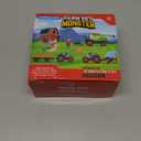 Farm Tractor Toy, Friction Powered Monster Trucks, Metal Body Front Loader with Trailer & Fodder Mixer, Diecast Tractor Toys for Kids 3-5