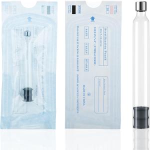 3 x 1.8mL Pen Cartridge, 1.8cc Glass Cartridges for Peptide, Portable for Injection Pens, Individually Packaged, Steam Sterilized, with Rubber Stopper, 100Pack
