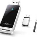 Android Auto Wireless Adapter, Convert Factory Wired to Wireless, Easy Plug and Play Setup, Zero Delay, Supports Voice Assistant, Compatible with Android 11+