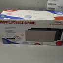 4 PCS Fabric Acoustic Panels,24''x12''x2'' Sound Proof Panels for Walls,Acoustic Wall Panels, Self-adhesive Soundproof Wall Panels for Echo Absorption for Home Studio Office (Black)