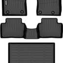 Binmotor-Floor Mats & Cargo Liner for Mazda 3 2019-2025(Only Hatchback), Heavy Duty Car Floor Mat Rubber Liners All Weather Car Mats for Mazda 3 Accessories