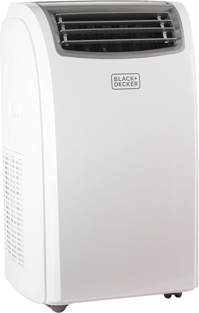 BLACK+DECKER Smart Portable Air Conditioner with Heat, 12,000 BTU Cooling, 9,000 BTU Heating for Rooms up to 550 Sq. Ft., Follow Me Remote, BPACT12HWT, White