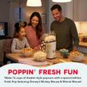 Disney DASH Fresh Pop Popcorn Maker - Oil-Free, Air Popcorn Popper - With Measuring Cup & Recipe Guide - Perfect for Movie Nights - 16 Cups, Mickey & Minnie Design
